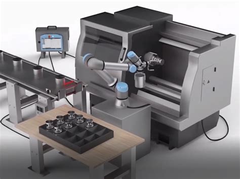 cnc machine tending with robots|universal robot tending cnc machine.